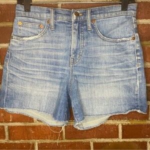 Madewell High Rise Denim Jean Shorts 25
